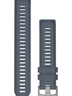 GARMIN Uhrenarmbänder-Original Instinct®-Wechselarmband 22 mm, Silikon, Mavericks, Schließe - Edelstahl schiefergrau 010-13105-05