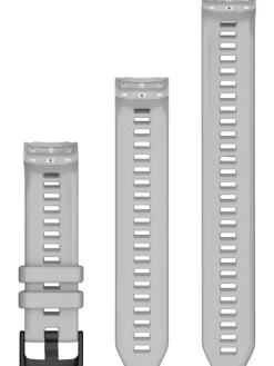 GARMIN Uhrenarmbänder-Original Instinct® 2S-Wechselarmband 20 mm, Silikon, Dunstgrau, 3-teilig, Schließe - Edelstahl schwarz 010-13104-01