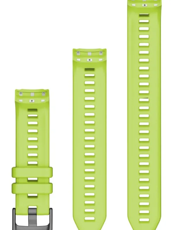GARMIN Uhrenarmbänder-Original Instinct® 2S-Wechselarmband 20 mm, Silikon, Waikiki, 3-teilig, Schließe - Edelstahl schiefergrau 010-13104-05