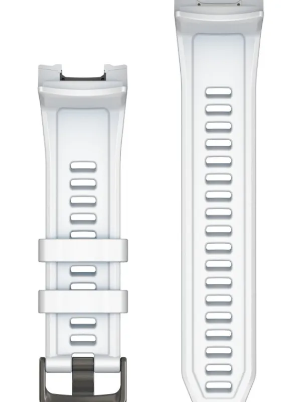 GARMIN Uhrenarmbänder-Original Instinct® 2X-Wechselarmband 26 mm, Silikon, steinweiß, Schließe - Edelstahl schwarz 010-13295-04