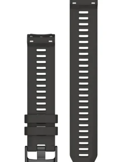 GARMIN Uhrenarmbänder-Original Instinct®-Wechselarmband 22 mm, Silikon, graphit, Schließe - Edelstahl schwarz 010-13105-00