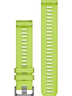 GARMIN Uhrenarmbänder-Original Instinct®-Wechselarmband 22 mm, Silikon, Electric Lime, Schließe - Edelstahl schiefergrau 010-13105-02