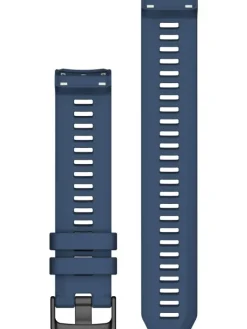 GARMIN Uhrenarmbänder-Original Instinct®-Wechselarmband 22 mm, Silikon, Tidal Blue, Schließe - Edelstahl schiefergrau 010-13105-08