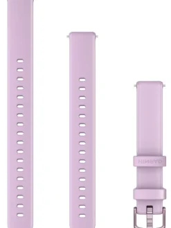 GARMIN Uhrenarmbänder-Original Lily® Quick-Relase 14 mm Silikon, Flieder, 3-teilig, Schließe - Aluminium silber 010-13302-01