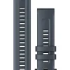 GARMIN Uhrenarmbänder-Original QuickFit®-Armband 22 mm, Silikon, granitblau, Schließe - Edelstahl schwarz 010-13111-05