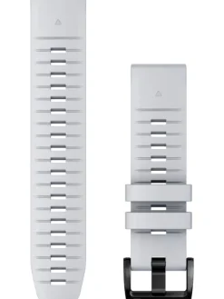 GARMIN Uhrenarmbänder-Original QuickFit®-Armband 22 mm, Silikon, steinweiß, Schließe - Edelstahl schwarz 010-13280-01