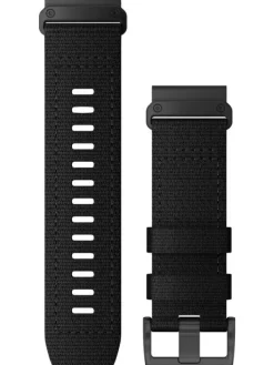 GARMIN Uhrenarmbänder-Original QuickFit®-Armband 26 mm, Nylon, schwarz, Schließe - Titan, schwarz 010-13010-00