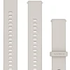 GARMIN Uhrenarmbänder-Original Quick-Relase 18 mm, Silikon, Elfenbein, 3-teilig, Schließe - Edelstahl softgold 010-13256-04