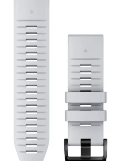 GARMIN Uhrenarmbänder-Original QuickFit®-Armband 26 mm, Silikon, steinweiß, Schließe - Edelstahl schwarz 010-13281-01