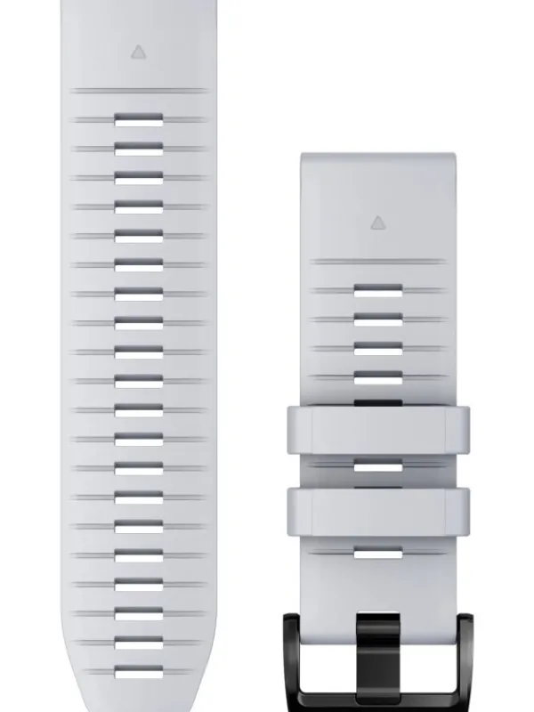 GARMIN Uhrenarmbänder-Original QuickFit®-Armband 26 mm, Silikon, steinweiß, Schließe - Edelstahl schwarz 010-13281-01