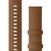 GARMIN Uhrenarmbänder-Original Quick-Relase 22 mm, Leder, braun, Schließe - Edelstahl 010-12932-24