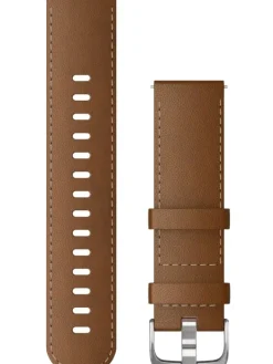 GARMIN Uhrenarmbänder-Original Quick-Relase 22 mm, Leder, braun, Schließe - Edelstahl 010-12932-24