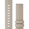 GARMIN Uhrenarmbänder-Original QuickFit®-Armband 20 mm, Leder, kalkstein, Schließe - Edelstahl schwarz 010-13102-06