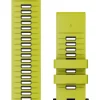 GARMIN Uhrenarmbänder-Original QuickFit®-Armband 26 mm, Silikon, Electric Lime/graphit, Schließe - Edelstahl schwarz 010-13281-03
