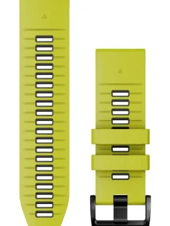 GARMIN Uhrenarmbänder-Original QuickFit®-Armband 26 mm, Silikon, Electric Lime/graphit, Schließe - Edelstahl schwarz 010-13281-03
