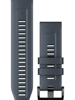 GARMIN Uhrenarmbänder-Original QuickFit®-Armband 26 mm, Silikon, granitblau, Schließe - Edelstahl schwarz 010-13117-05