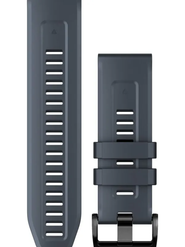 GARMIN Uhrenarmbänder-Original QuickFit®-Armband 26 mm, Silikon, granitblau, Schließe - Edelstahl schwarz 010-13117-05