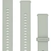 GARMIN Uhrenarmbänder-Original Quick-Relase 18 mm, Silikon, salbeigrau, 3-teilig, Schließe - Edelstahl silber 010-13256-01