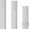 GARMIN Uhrenarmbänder-Original Quick-Relase 20 mm, Silikon, dunstgrau, 3-teilig, Schließe - faserverstärktes Polymer 010-12924-86