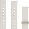 GARMIN Uhrenarmbänder-Original Quick-Relase 20 mm, Silikon, elfenbein, 3-teilig, Schließe - faserverstärktes Polymer 010-12932-31