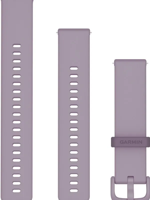 GARMIN Uhrenarmbänder-Original Quick-Relase 20 mm, Silikon, orchidee, 3-teilig, Schließe - faserverstärktes Polymer 010-12932-33