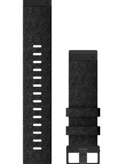 GARMIN Uhrenarmbänder-Original QuickFit®-Armband 22 mm, Nylon, schwarz meliert, Schließe - Edelstahl 010-12863-07