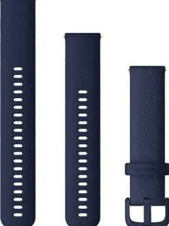GARMIN Uhrenarmbänder-Original Quick-Relase 20 mm, Silikon, marineblau, 3-teilig, Schließe - faserverstärktes Polymer 010-13021-05