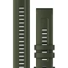 GARMIN Uhrenarmbänder-Original QuickFit®-Armband 22 mm, Silikon, moosgrün, Schließe - Edelstahl schwarz 010-13111-03
