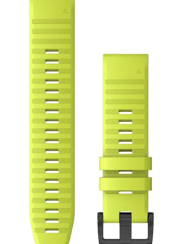 GARMIN Uhrenarmbänder-Original QuickFit®-Armband 22 mm, Silikon, yellow, Schließe - Edelstahl schwarz 010-12863-04