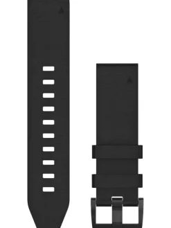 GARMIN Uhrenarmbänder-Original QuickFit®-Armband 22 mm, Leder, schwarz, Schließe - Edelstahl 010-12740-01