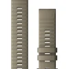 GARMIN Uhrenarmbänder-Original QuickFit®-Armband 22 mm, Silikon, dunkler sandstein, Schließe - Edelstahl schwarz 010-12863-02