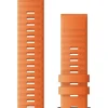 GARMIN Uhrenarmbänder-Original QuickFit®-Armband 22 mm, Silikon, glutorange, Schließe - Edelstahl schwarz 010-12863-01