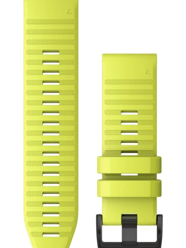 GARMIN Uhrenarmbänder-Original QuickFit®-Armband 26 mm, Silikon, Yellow, Schließe - Edelstahl schwarz 010-12864-04