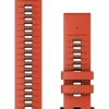 GARMIN Uhrenarmbänder-Original QuickFit®-Armband 22 mm, Silikon, flammenrot/graphit, Schließe - Edelstahl schwarz 010-13280-04