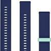 GARMIN Uhrenarmbänder-Original Quick-Relase 20 mm, Silikon, kapitänsblau, 3-teilig, Schließe - faserverstärktes Polymer 010-12932-32