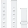 GARMIN Uhrenarmbänder-Original Quick-Relase 22 mm, Silikon, steinweiß, 3-teilig, Schließe - Edelstahl 010-13256-20