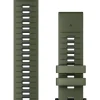 GARMIN Uhrenarmbänder-Original QuickFit®-Armband 22 mm, Silikon, moosgrün/graphit, Schließe - Edelstahl schwarz 010-13280-07