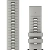 GARMIN Uhrenarmbänder-Original QuickFit®-Armband 22 mm, Silikon, nebelgrau/moosgrün, Schließe - Edelstahl schwarz 010-13280-08