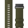 GARMIN Uhrenarmbänder-Original QuickFit®-Armband 26 mm, Nylon, ranger green, Schließe - Titan, schwarz 010-13010-10