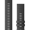 GARMIN Uhrenarmbänder-Original QuickFit®-Armband 22 mm, Silikon, schiefergrau, Schließe - Edelstahl schwarz 010-12863-22