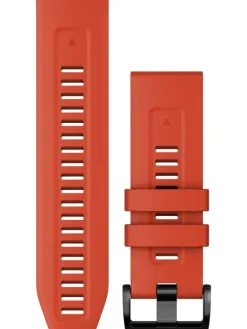 GARMIN Uhrenarmbänder-Original QuickFit®-Armband 26 mm, Silikon, flammenrot, Schließe - Edelstahl schwarz 010-13117-04