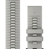 GARMIN Uhrenarmbänder-Original QuickFit®-Armband 26 mm, Silikon, nebelgrau/moosgrün, Schließe - Edelstahl schwarz 010-13281-08