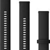 GARMIN Uhrenarmbänder-Original Quick-Relase 20 mm, Silikon, schwarz, 3-teilig, Schließe - faserverstärktes Polymer 010-13021-03