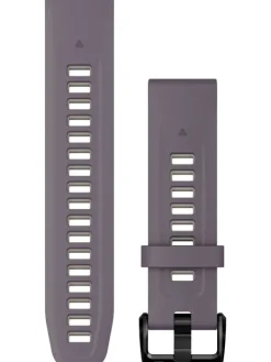 GARMIN Uhrenarmbänder-Original QuickFit®-Armband 20 mm, Silikon, orchidee/heller sand, Schließe - Edelstahl schwarz 010-13279-06