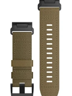 GARMIN Uhrenarmbänder-Original QuickFit®-Armband 26 mm, Nylon, coyote Tan, Schließe - Titan, schwarz 010-13010-11