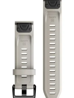GARMIN Uhrenarmbänder-Original QuickFit®-Armband 20 mm, Silikon, heller sand, Schließe - Edelstahl schwarz 010-13102-04