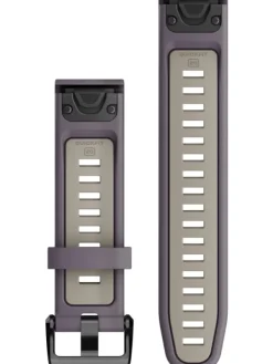 GARMIN Uhrenarmbänder-Original QuickFit®-Armband 20 mm, Silikon, orchidee/heller sand, Schließe - Edelstahl schwarz 010-13279-06