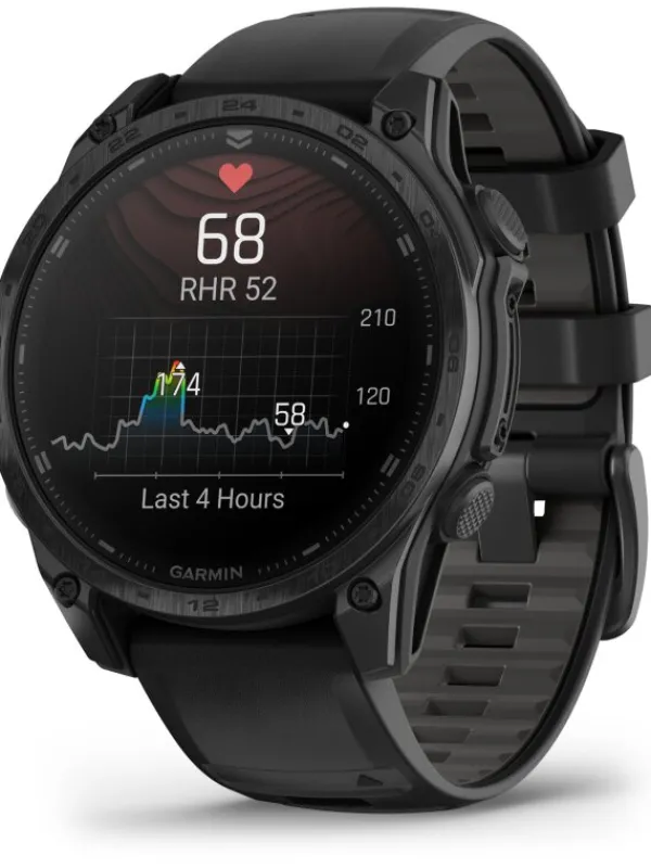 GARMIN Smartwatches | Herrenuhren-tactix® 8 - 47 mm AMOLED Sapphire Schwarz Titan DLC 010-03405-01