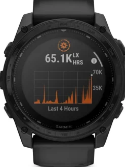 GARMIN Smartwatches | Herrenuhren-tactix® 8 - 51 mm Solar Sapphire Schwarz Titan DLC 010-03407-01