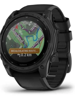 GARMIN Smartwatches | Herrenuhren-tactix® 8 - 51 mm Solar Sapphire Schwarz Titan DLC 010-03407-01